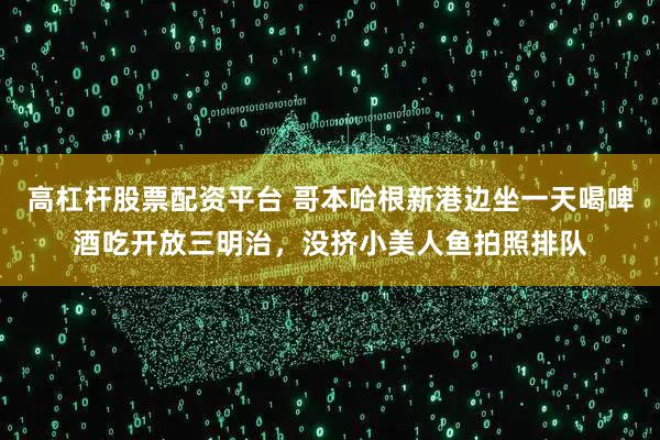 高杠杆股票配资平台 哥本哈根新港边坐一天喝啤酒吃开放三明治，没挤小美人鱼拍照排队